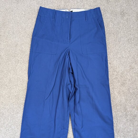 J. Crew Pants - J Crew Women’s Blue Ultra Wide Leg Pants Slacks Size 8